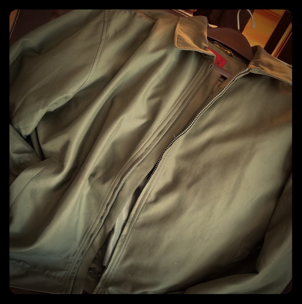 Olive green A•D•A lightweight jacket